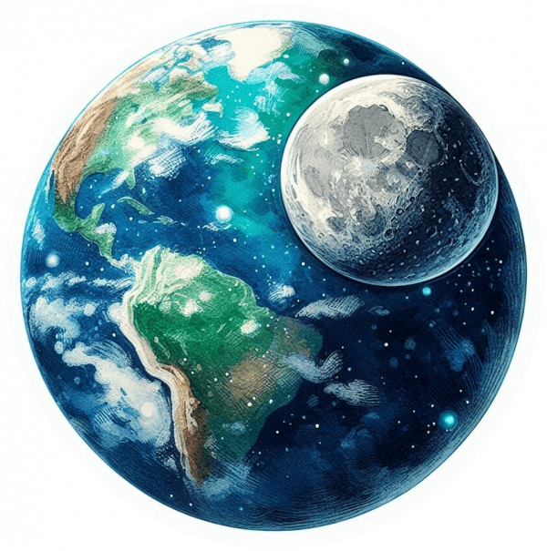 La Tierra Y La Luna