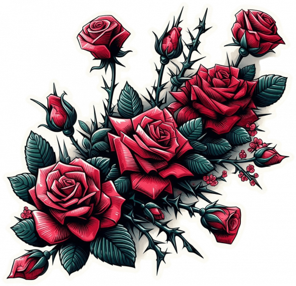 Rosas Rojas 16