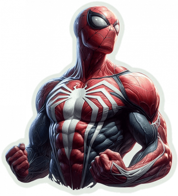 Tatuaje Acuarela Realista Spiderman 01